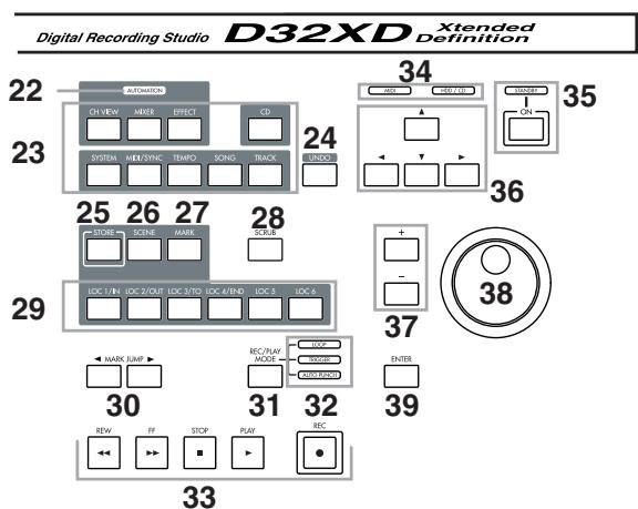 KORG D32XD - Touche MARK - 1