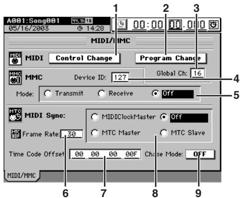 KORG D32XD - 7-1. MIDI/MMC - 1