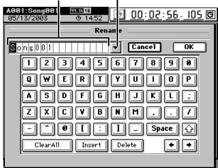 KORG D32XD - Editor un nom - 7