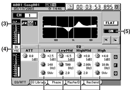 KORG D32XD - Applique le correcteur à une entrée audio - 1