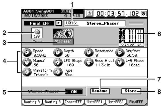 KORG D32XD - 4-6. Effet final (Final EFF) - 1