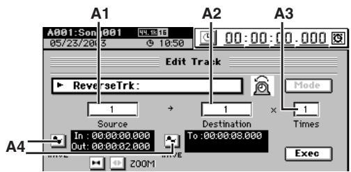 KORG D32XD - ReverseTrk (inversion d'une piste) - 2