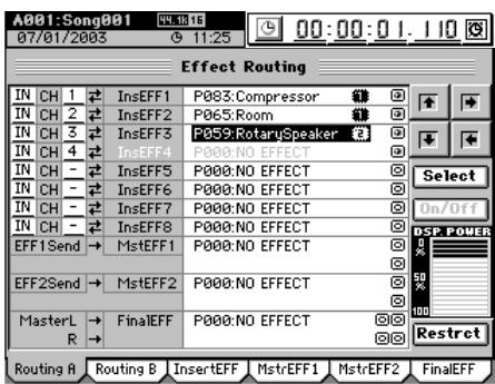 KORG D32XD - Applique des effets au son entrant - 4