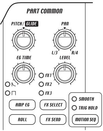 KORG EMX1 - Paramètres partie commune - 2