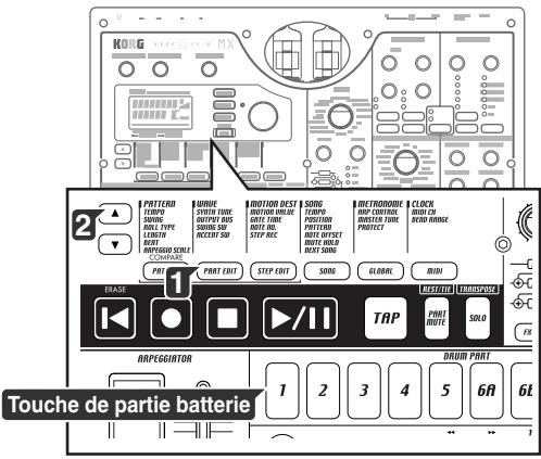 KORG EMX1 - Édition des paramètres partie commune - 2
