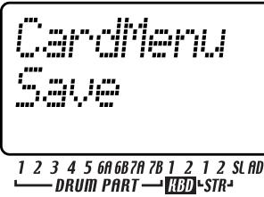KORG ESX1 - Sauvegarder des données sur la carte SmartMedia (Save All - tout sauvegarder) - 1