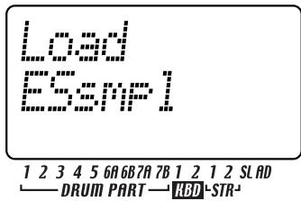 KORG ESX1 - Charger depuis un fichier ES (ESX-1 ou ES-1) - 1