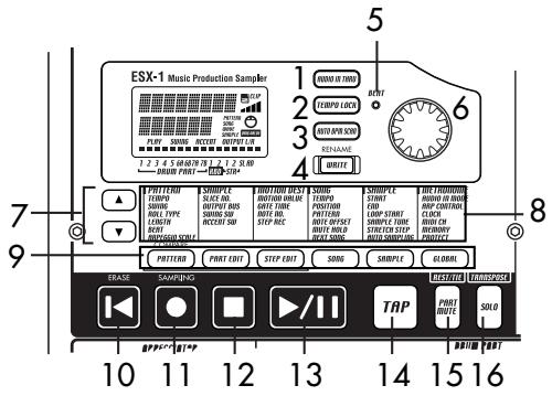KORG ESX1 - Section de l'arpeggiateur (p.14) - 1