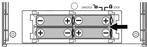 KORG AX3A - Einlegend der Batterien - 1