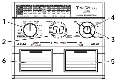 KORG AX3A - Bedienfeld - 1