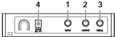 KORG AX3A - Rear panel - 1