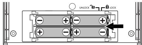 KORG AX3A - Installing batteries - 1