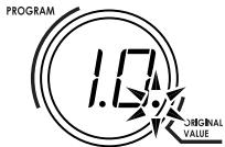 KORG AX3A - Kontrolle der gespeicherten Einstellungen (Originalwerte) - 1