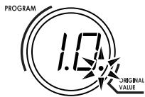 KORG AX3B - Checking the values saved in a program (Original Value) - 1