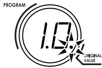 KORG AX3G - Checking the values saved in a program (Original Value) - 1