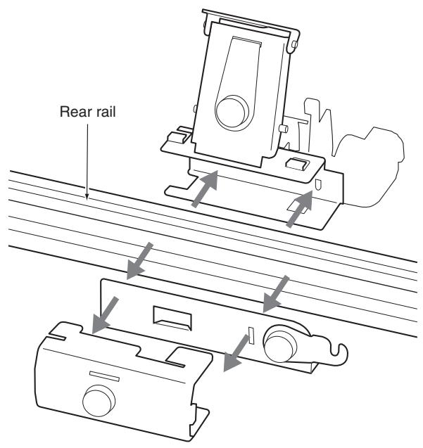KORG KEYBOARD ASSEMBLY 73KEY - Locking support assembly - 2