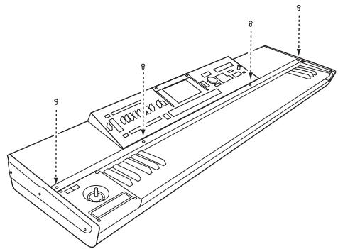 KORG KEYBOARD ASSEMBLY 73KEY - Einbau des Moduls - 2
