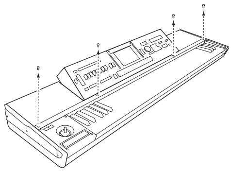 KORG KEYBOARD ASSEMBLY 73KEY - Module removal - 3