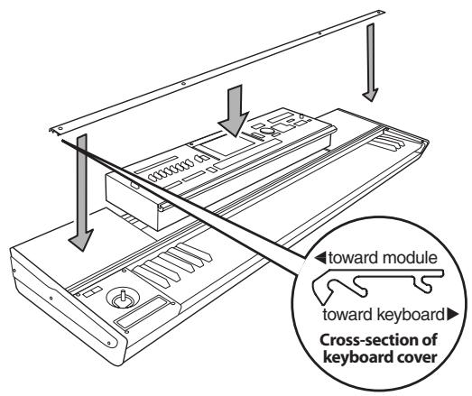 KORG KEYBOARD ASSEMBLY 88KEY - Module installation - 1