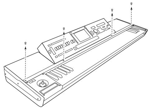 KORG KEYBOARD ASSEMBLY 88KEY - Ausbau des Moduls - 3