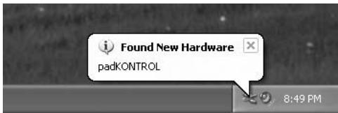 KORG KPC1 - Installing KORG USB-MIDI Driver for Windows XP - 1