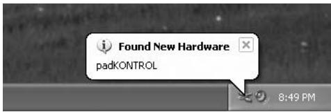KORG KPC1 - Installieren des KORG USB-MIDI-Treibers für Windows XP - 1