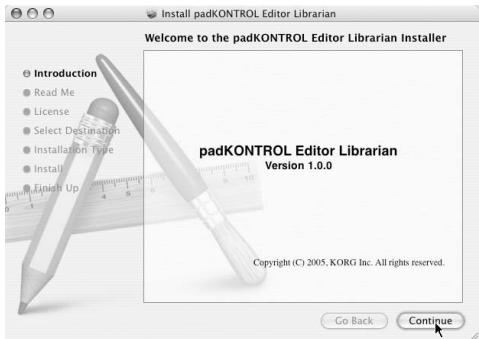 KORG KPC1 - ■ Installing the Editor/Librarian software - 1