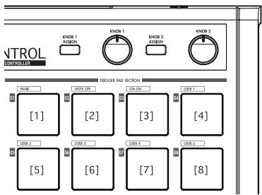 KORG KPC1 - Übertragen von MIDI-Meldungen - 1