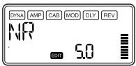 KORG PANDORA PX5D - NR: Noise Reduction/Rauschunterrückung - 1