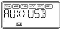 KORG PANDORA PX5D - AUX>USB: USB-Audio-Schnittstelle - 1