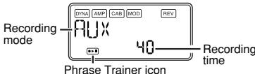 KORG PANDORA PX5D - Select the recording mode - 1