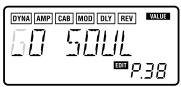 KORG PX4 - 5) DLY (modélisation du retard) - 6