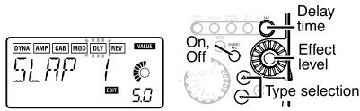 KORG PX4 - 5) DLY (Delay Modeling) - 1