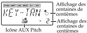 KORG PX4 - Mode de hauteur aux (pitch aux) - 1