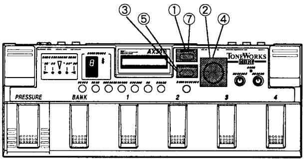 KORG AX30B - 3-4. Edition de variations (sLECTION des effets du bloc 2) - 1