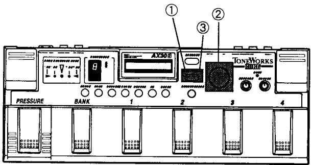 KORG AX30B - 4-8. Fonction de sauvegarde des programmes (Program Write) - 1