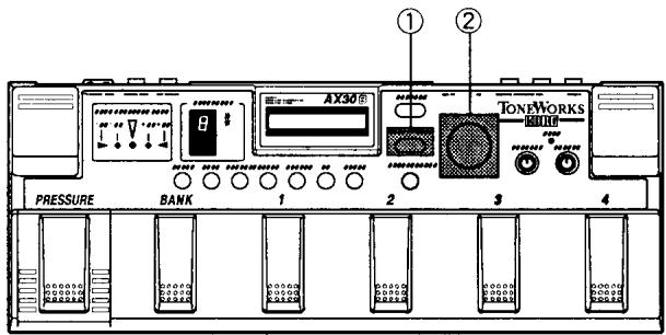 KORG AX30B - 2-3. Vérification des effets. - 1