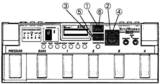 KORG AX30B - 3-2. Activation/Désactivation des effets - 1
