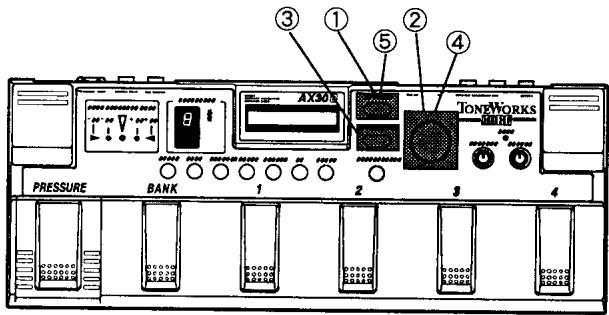 KORG AX30B - 3-3. Edition de chaînes (Bloc 1, Bloc 2) - 1