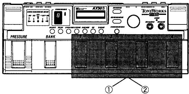 KORG AX30B - 4-7. Fonction de dérivation (Bypass) - 1