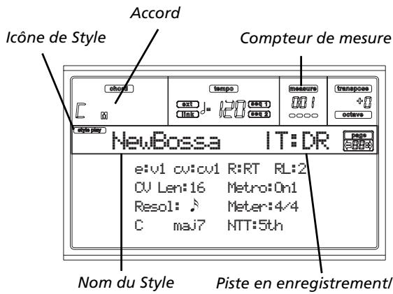 KORG PA50 - Supprimer rapidement VIA les boutons du tableau de BORD - 1