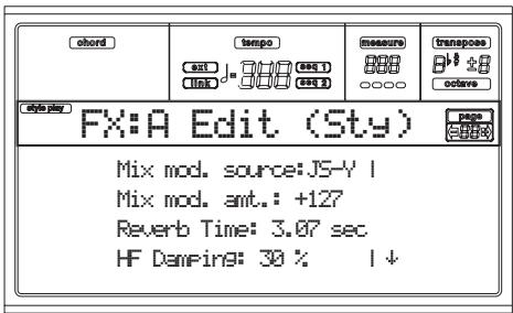 KORG PA50 - ModTrk (modulating track) - 1