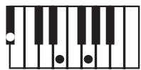 KORG PA50 - Clé/accord - 2