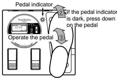 KORG AX1B - Play using the expression pedal - 2
