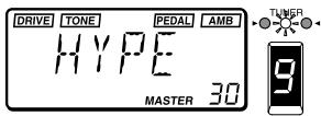 KORG AX1B - Play using the expression pedal - 1