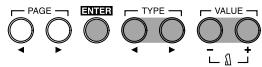 KORG AX1G - Édition des paramètres d'effets - 2