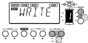 KORG AX1G - Édition d'autres paramètres - 4