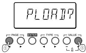 KORG AX1G - Restoring the preset programs (factory setting programs) - 1