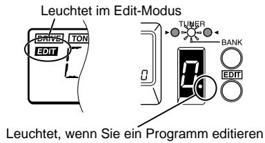 KORG AX1G - Edit-Modus - 1