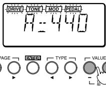 KORG AX1G - Modification du calibrage - 1